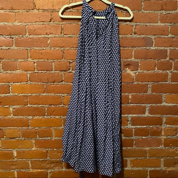 APIECE APART Silk cotton High neck dress & quilted waist Tie 4 - Picture 3 of 6